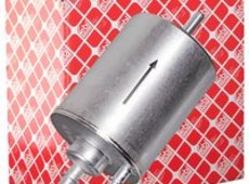Kraftstofffilter | Febi Bilstein, Außendurchmesser: 74,0 mm, Filterausführung: Leitungsfilter Gewicht: 0,280 kg