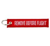 Schlüsselanhänger "Remove before Flight" Aviation Flughafen Bomben Sicherung Jet