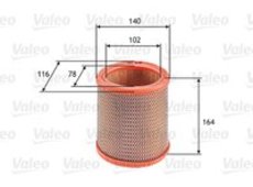 Luftfilter | Valeo, Außendurchmesser 1: 140 mm, Form: rund Gewicht: 0,24 kg