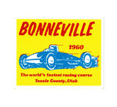 Aufkleber "Bonneville Salt Flat '60" Racing Hot Rod Custom Mooneyes SoCal Utah