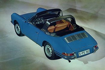 1965 begründete der erste 911 Targa bei Porsche eine nunmehr 55 Jahre währende Tradition von 911-Targa-Modellen  Foto: Posche