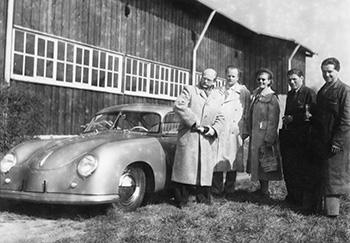 1950 kam es zur ersten Kundenauslieferung in Zuffenhausen  Foto: Porsche