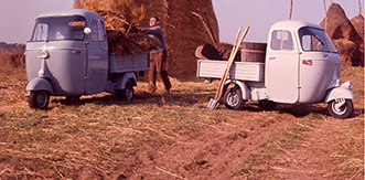 Piaggio Ap ein der Landwirtschaft der 1960er Jahre  Foto: Piaggio