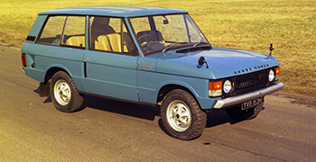 Die erste Generation startete 1970  Foto: Land Rover