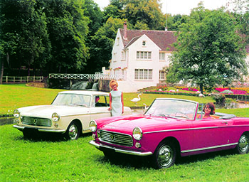 Vor 60 Jahren konkurrierten Paris und Turin bei der Kreation eleganter Coupés und Cabriolets  Foto: Peugeot