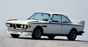 BMW 3.0 CSL mit Aerodynamik-Teilen ab 1973