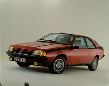 Der Fuego Turbo (1983) leistet 132 PS  Foto: Renault
