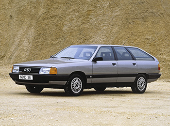 Die Kombiversion Audi 100 Avant wurde im März 1983 auf dem Genfer Salon präsentiert  Foto: Audi AG