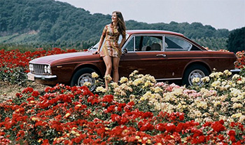 Das schon 1969 entwickelte, aber bedingt durch den Eigentümerwechsel bei Lancia verschobene Evolutionsmodell Lancia 2000 tritt 1971 die Nachfolge für den Lancia Flavia an  Foto: FCA