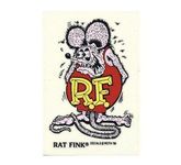Kultiger Rat Fink Aufkleber rosa Rat Rod Mooneyes Kustom Ed Roth Speed Chopper