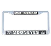 MOONEYES Kennzeichenrahmen Santa Fe Springs, schwarz license plate frame custom