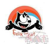 Felix the Cat RAINBOW Aufkleber Sticker Decal Kater Comic Cartoon Chevrolet NYY
