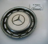 Mercedes W108 W114 W115 W116 W123 Radkappe 14" weiß Edelstahl VA Benz MB