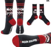 Moon Equipped Iron Cross high-crew Socken  California Speed & Skate Oldschool