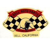 Bell Auto Parts Aufkleber Checkered Flags Performance Racing Equipment Hot Rods