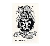 Rat Fink Fever R.F. Aufkleber Big Daddy Moon of Japan Mooneyes Kustomizing Rock 