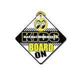 Mooneyes "Kids on Board" Schild Sign Kinder an Board Custom Car Baby Kleinkind