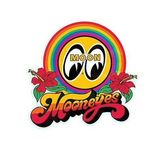 Mooneyes Aufkleber Rainbow Love Peace Surf Beach Hibiskus Aloha Hawaii