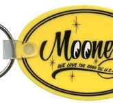 Moon Schlüsselanhänger Mooneyes, USA Kult! Hotrod Rock Southern California Surf