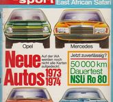 auto motor sport Heft 10 Mai 1973 Test Jensen Healey Ford Consul 1700 NSU RO 80