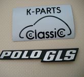 original VW Polo I Typ86 Volkswagen Polo GLS 861853748 Emblem Heckklappe